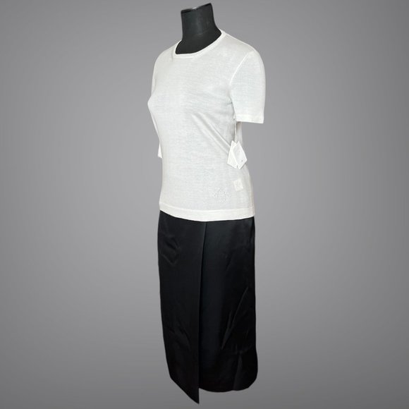 Hermes Finest Second Skin Cashmere Cloud Gray Womens Pullover Sweater EU Size 40 - Picture 9 of 14